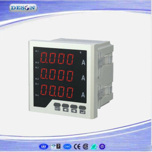 Panel Mounted Three Phase Digital AC Current Meter